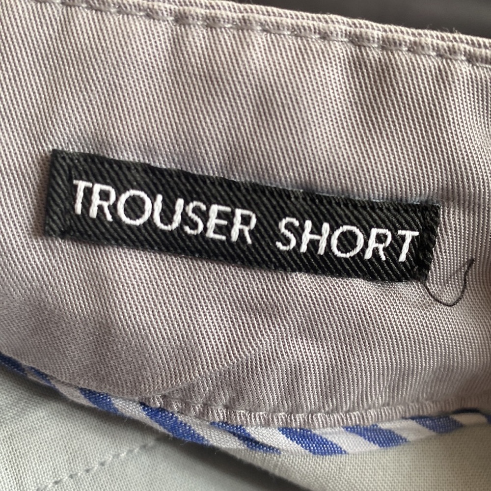 Max Jeans gray drawstring waist cargo everyday trouser shorts 8/29 NEW - Picture 4 of 6